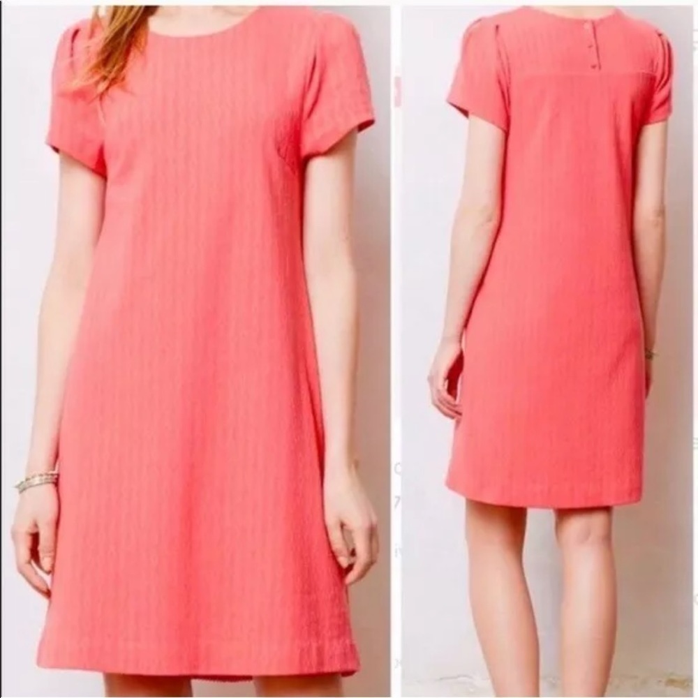 Maeve for Anthropologie Coral Textured Knit Short